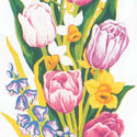 Grafitec Tapestry Wall Art No 8011 Tulips available for sale at Gabriele's Sewing & Crafts