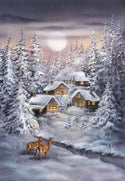 Grafitec Tapestry Wall Art No 11884 Winter Scene available for sale at Gabriele's Sewing & Crafts