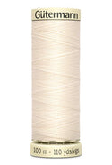 Gutermann 100% Polyester Thread #802 Sew All 100m from Gabriele's Sewing& Crafts. www.gabriele.co.nz