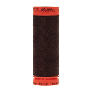 Mettler Metrosene 100% Polyester Cotton #0428 Chocolate from Gabriele's Sewing & Crafts is a durable fine sewing thread that sews delicate silks to tough denim.