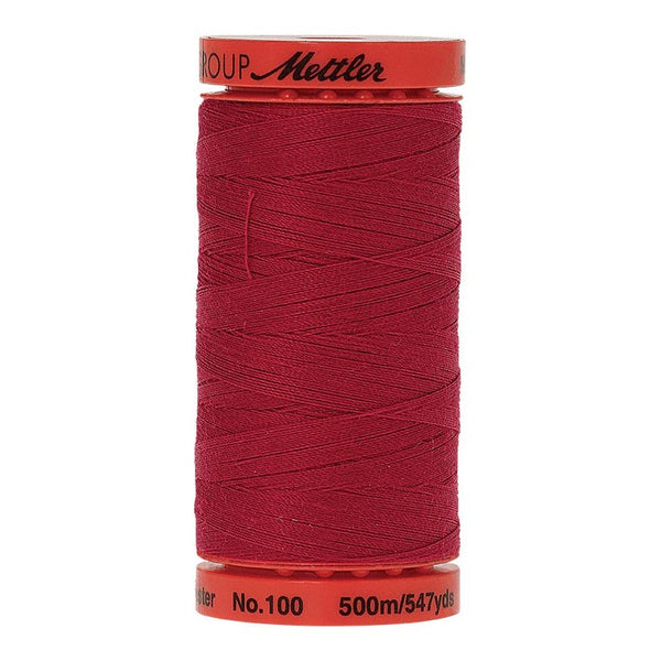 Mettler Metrosene 100% Polyester Cotton #0629 Tulip from Gabriele's Sewing & Crafts is a durable fine sewing thread that sews delicate silks to tough denim.