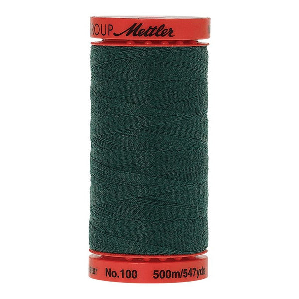 Mettler Metrosene 100% Polyester Cotton #0757 Swamp from Gabriele's Sewing & Crafts is a durable fine sewing thread that sews delicate silks to tough denim.