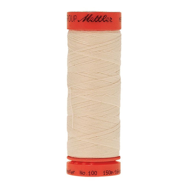 Mettler Metrosene 100% Polyester Cotton #0778 Muslin from Gabriele's Sewing & Crafts is a durable fine sewing thread that sews delicate silks to tough denim.