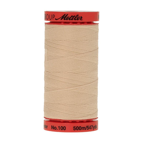 Mettler Metrosene 100% Polyester Cotton #0779 Pine Nut from Gabriele's Sewing & Crafts is a durable fine sewing thread that sews delicate silks to tough denim.