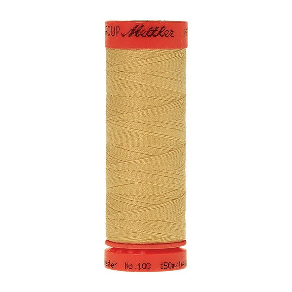 Mettler Metrosene 100% Polyester Cotton #0780 Corn Silk from Gabriele's Sewing & Crafts is a durable fine sewing thread that sews delicate silks to tough denim.