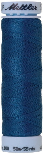 Mettler Seralon 100% Polyester Thread Shade 0024 Colonial Blue available from Gabriele's Sewing & Crafts