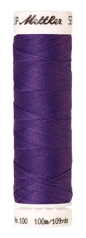 Mettler Seralon 100% Polyester Thread Shade 0030 Iris Blue available from Gabriele's Sewing & Crafts