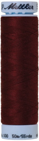 Mettler Seralon 100% Polyester Thread Shade 0109 Boredeaux available from Gabriele's Sewing & Crafts