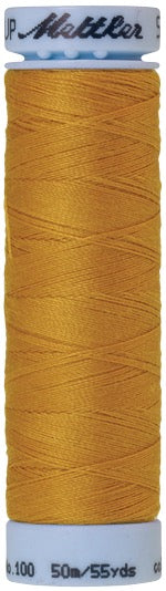 Mettler Seralon 100% Polyester Thread Shade 0118 Gold available from Gabriele's Sewing & Crafts
