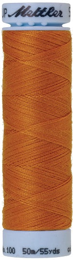 Mettler Seralon 100% Polyester Thread Shade 0121 Liberty Gold available from Gabriele's Sewing & Crafts