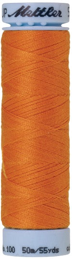 Mettler Seralon 100% Polyester Thread Shade 0122 Pumpkin available from Gabriele's Sewing & Crafts