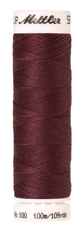Mettler Seralon 100% Polyester Thread Shade 0153 Rosewood available from Gabriele's Sewing & Crafts