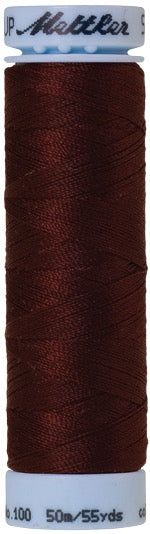 Mettler Seralon 100% Polyester Thread Shade 0166 Kidney Bean available from Gabriele's Sewing & Crafts