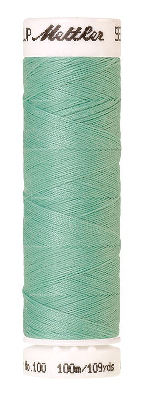 Mettler Seralon 100% Polyester Thread Shade 0230 Silver Sage available from Gabriele's Sewing & Crafts