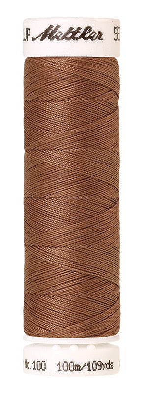 Mettler Seralon 100% Polyester Thread Shade 0280 Walnut available from Gabriele's Sewing & Crafts
