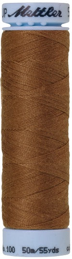 Mettler Seralon 100% Polyester Thread Shade 0287 Dark Tan available from Gabriele's Sewing & Crafts