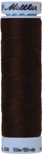 Mettler Seralon 100% Polyester Thread Shade 0428 Chocolate available from Gabriele's Sewing & Crafts