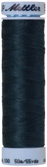 Mettler Seralon 100% Polyester Thread Shade 0485 Tartan Blue available from Gabriele's Sewing & Crafts