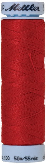 Mettler Seralon 100% Polyester Thread Shade 0503 Cardinal available from Gabriele's Sewing & Crafts