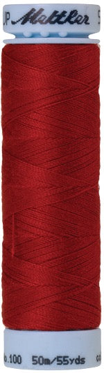 Mettler Seralon 100% Polyester Thread Shade 0504 Country Red available from Gabriele's Sewing & Crafts