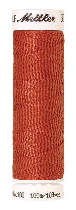 Mettler Seralon 100% Polyester Thread Shade 0507 Spanish Tile available from Gabriele's Sewing & Crafts