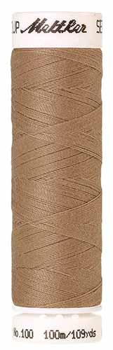 Mettler Seralon 100% Polyester Thread Shade 0538 Light Brown available from Gabriele's Sewing & Crafts