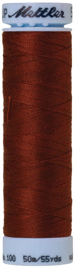Mettler Seralon 100% Polyester Thread Shade 0634 Foxy Red available from Gabriele's Sewing & Crafts