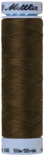 Mettler Seralon 100% Polyester Thread Shade 0667 Golden Brown available from Gabriele's Sewing & Crafts