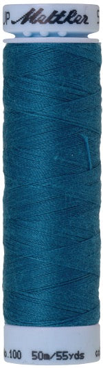Mettler Seralon 100% Polyester Thread Shade 0692 Dark Teal available from Gabriele's Sewing & Crafts