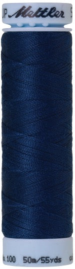 Mettler Seralon 100% Polyester Thread Shade 0816 Royal Navy available from Gabriele's Sewing & Crafts