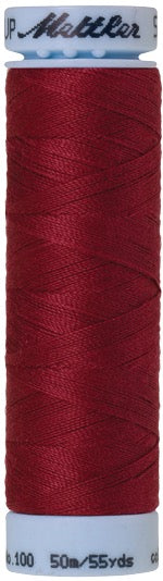 Mettler Seralon 100% Polyester Thread Shade 0869 Pomegranate available from Gabriele's Sewing & Crafts
