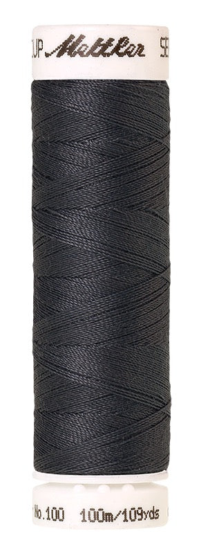 Mettler Seralon 100% Polyester Thread Shade 0878 Mousy Grey available from Gabriele's Sewing & Crafts