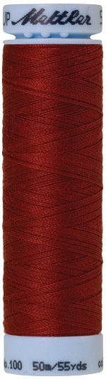 Mettler Seralon 100% Polyester Thread Shade 1074 Brick available from Gabriele's Sewing & Crafts