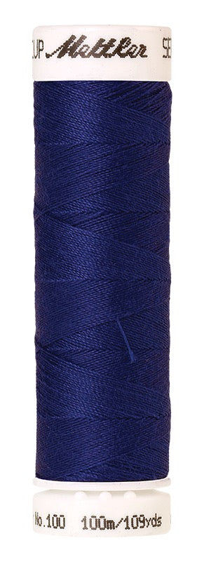Mettler Seralon 100% Polyester Thread Shade 1078 Fire Blue available from Gabriele's Sewing & Crafts
