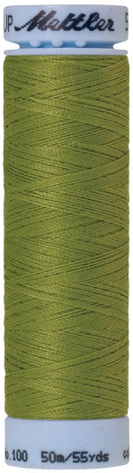 Mettler Seralon 100% Polyester Thread Shade 1146 Yellowgreen available from Gabriele's Sewing & Crafts