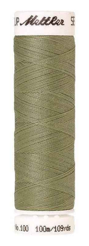 Mettler Seralon 100% Polyester Thread Shade 1212 Green Grape available from Gabriele's Sewing & Crafts
