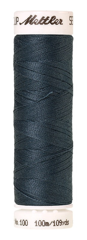 Mettler Seralon 100% Polyester Thread Shade 1275 Stormy Sky available from Gabriele's Sewing & Crafts