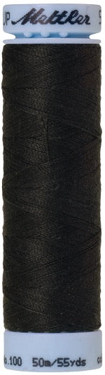Mettler Seralon 100% Polyester Thread Shade 1282 Charcoal available from Gabriele's Sewing & Crafts