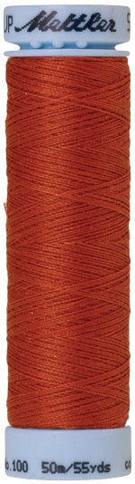 Mettler Seralon 100% Polyester Thread Shade 1288 Reddish Ocher available from Gabriele's Sewing & Crafts