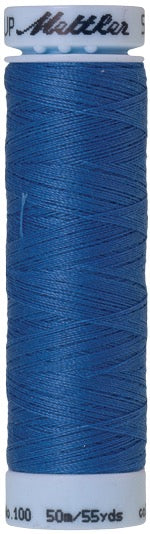 Mettler Seralon 100% Polyester Thread Shade 1315 Marine Blue available from Gabriele's Sewing & Crafts
