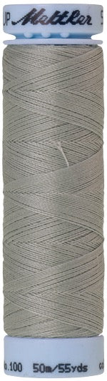 Mettler Seralon 100% Polyester Thread Shade 1340 Silver Grey available from Gabriele's Sewing & Crafts