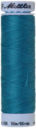 Mettler Seralon 100% Polyester Thread Shade 1394 Caribbean Blue available from Gabriele's Sewing & Crafts