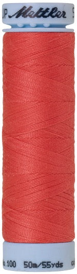 Mettler Seralon 100% Polyester Thread Shade 1402 Persimmon available from Gabriele's Sewing & Crafts