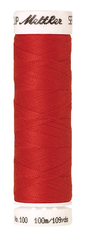 Mettler Seralon 100% Polyester Thread Shade 1458 Poppy available from Gabriele's Sewing & Crafts
