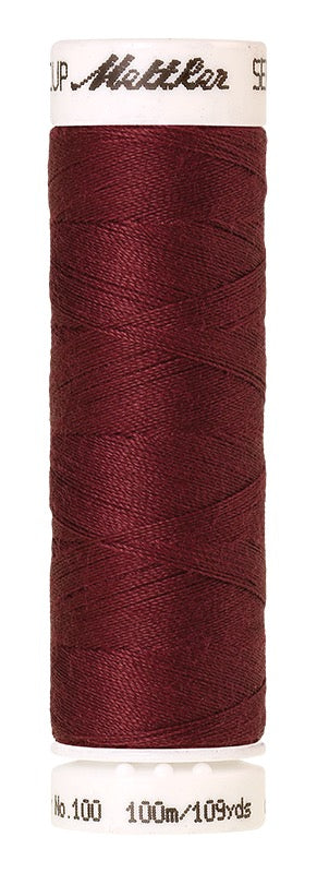 Mettler Seralon 100% Polyester Thread Shade 1459 Rio Red available from Gabriele's Sewing & Crafts