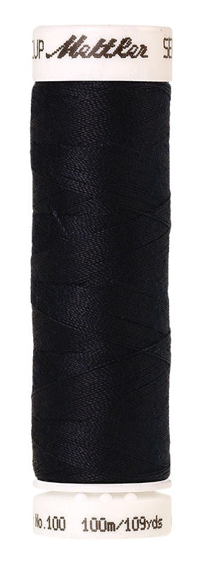 Mettler Seralon 100% Polyester Thread Shade 1468 Midnight available from Gabriele's Sewing & Crafts