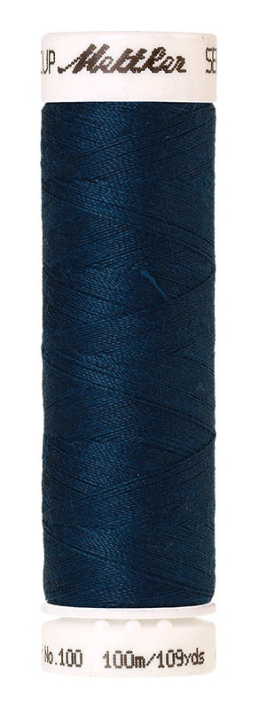 Mettler Seralon 100% Polyester Thread Shade 1471 Deep Ocean available from Gabriele's Sewing & Crafts