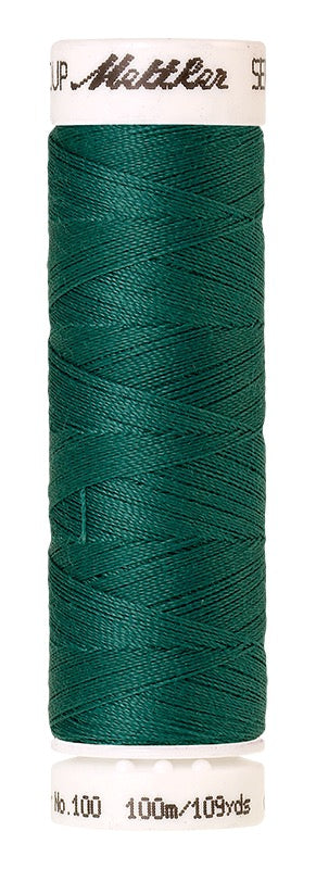 Mettler Seralon 100% Polyester Thread Shade 1473 Sea Green available from Gabriele's Sewing & Crafts