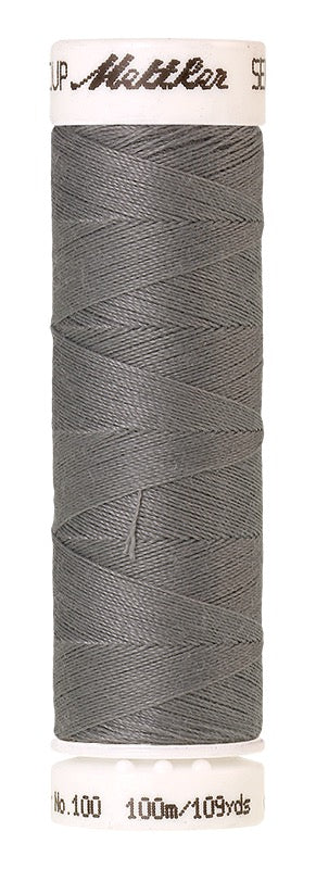 Mettler Seralon 100% Polyester Thread Shade 3501 Summer Grey available from Gabriele's Sewing & Crafts