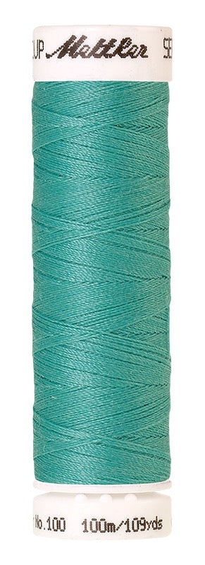 Mettler Seralon 100% Polyester Thread Shade 3503 Jade available from Gabriele's Sewing & Crafts
